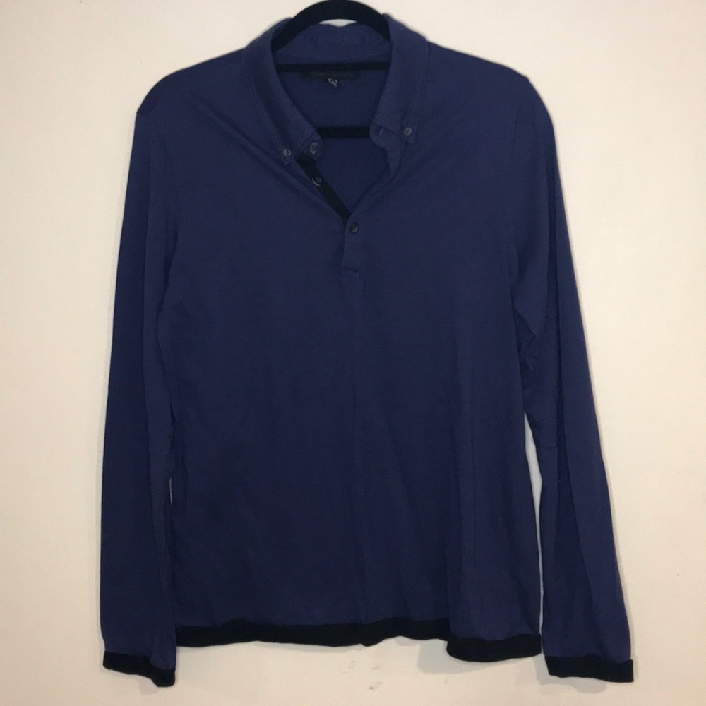 Kenneth Cole Long Sleeve Collared Shirt Size M